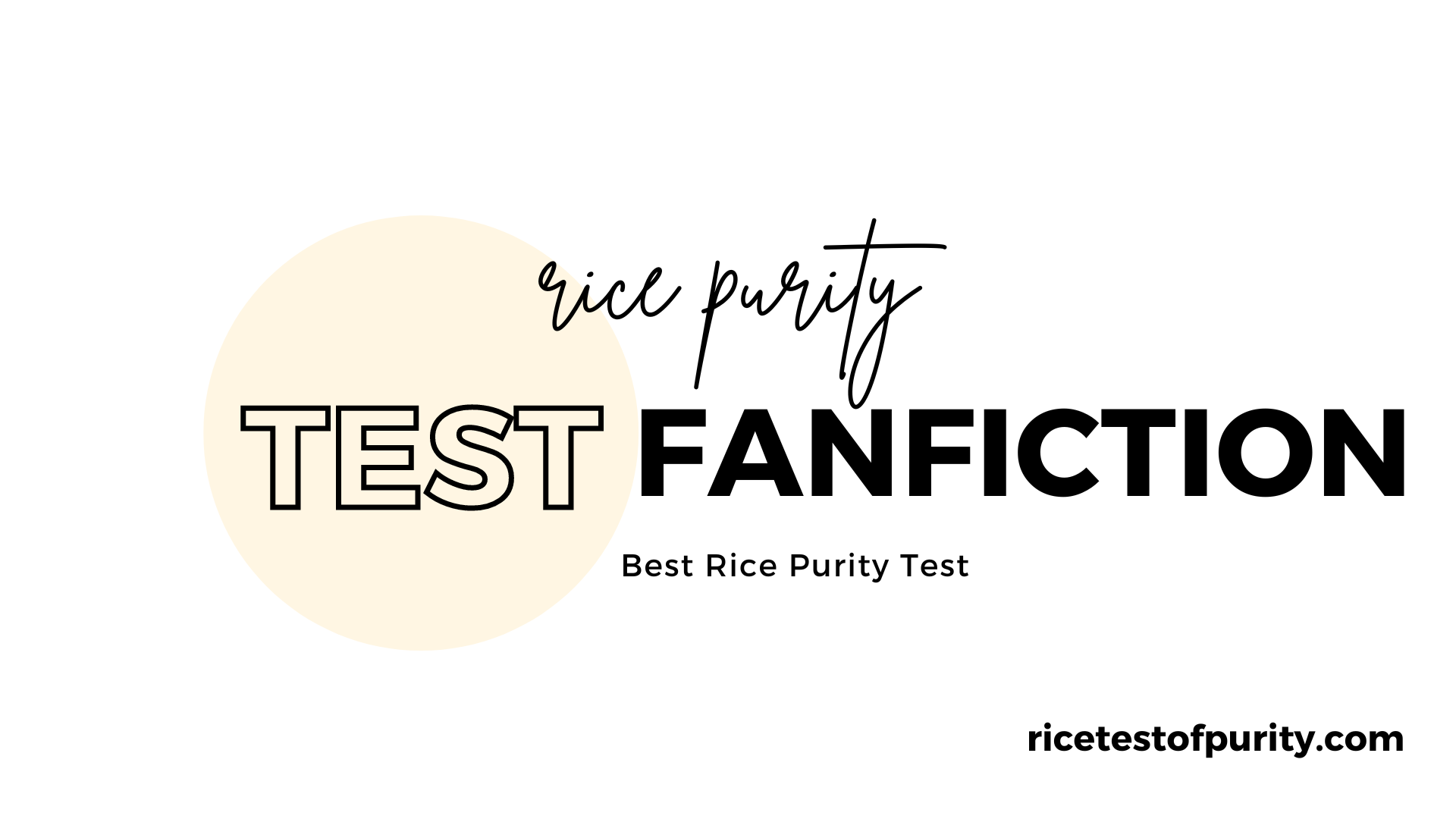 rice purity test fanfiction
