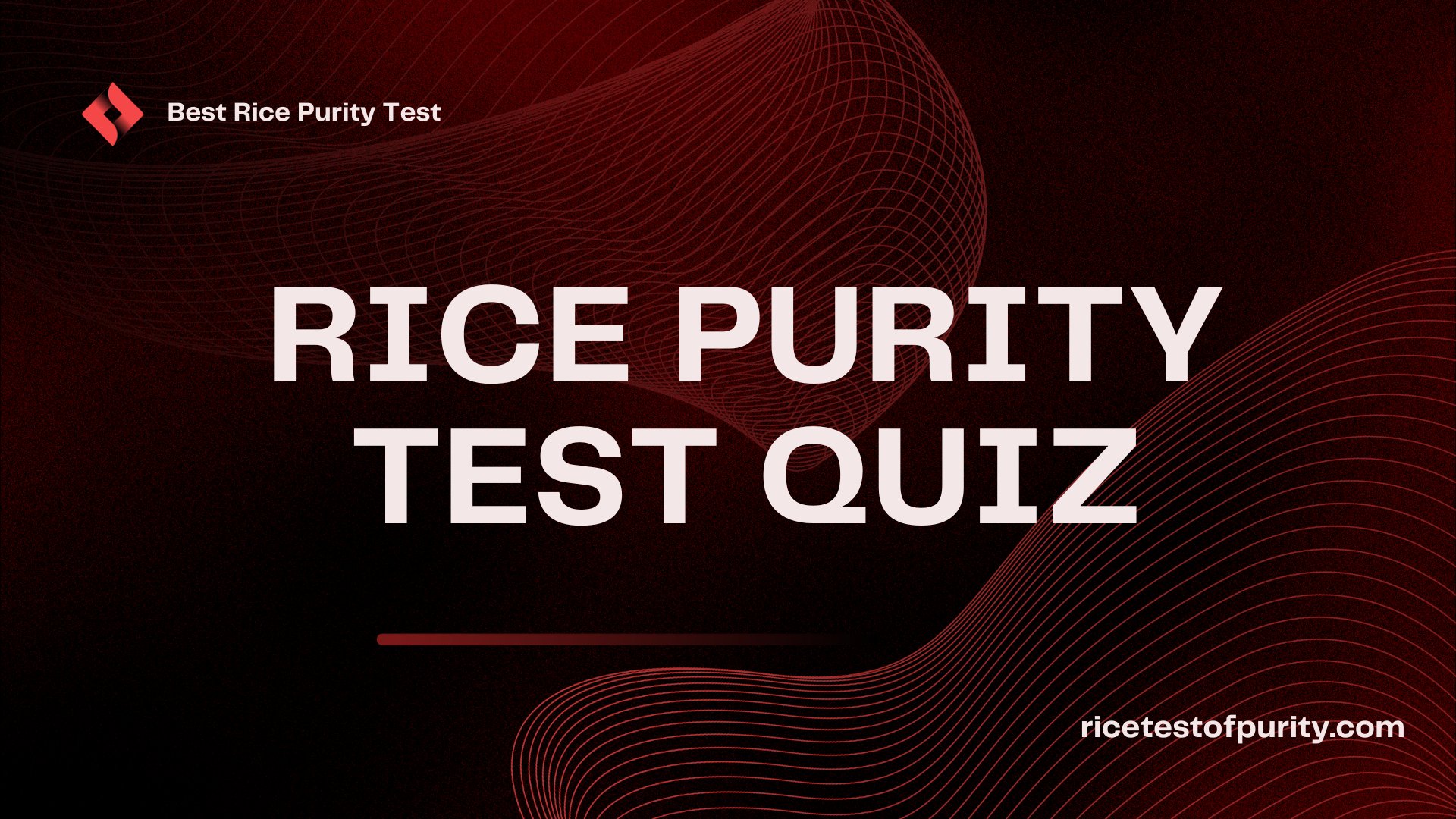Rice Purity Test Quiz